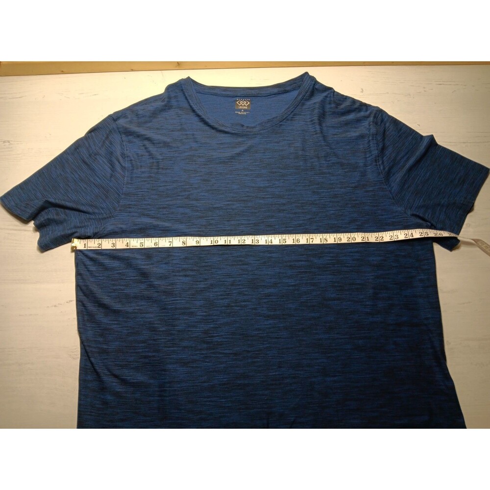 LEG3ND Legend Breathe Men’s T-Shirt Performance Top Heathered Blue Size 3X - Picture 8 of 15